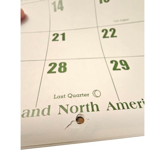 1994 Vintage Remington Dupont Calendar Wildlife and Hunting Memorabilia - Picture 3 of 5